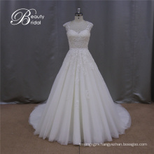 Junoesque Lace Skirt Beading Lace Wedding Dress